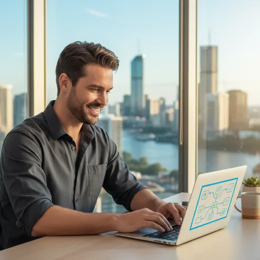 Australian consultant streamlining business workflows using modern digital systems.