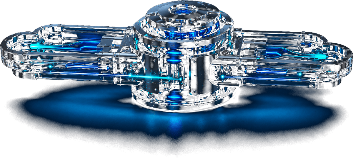 AI workflow systems, a 3D render of an automated routing machine moving work between stages